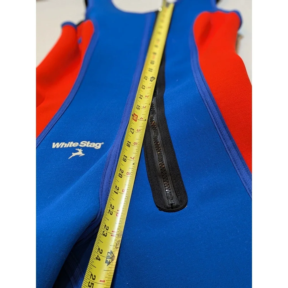 🌊Vintage White Stag 2-Piece Fully Reversible Wetsuit Jacket Set Long *PLS READ!